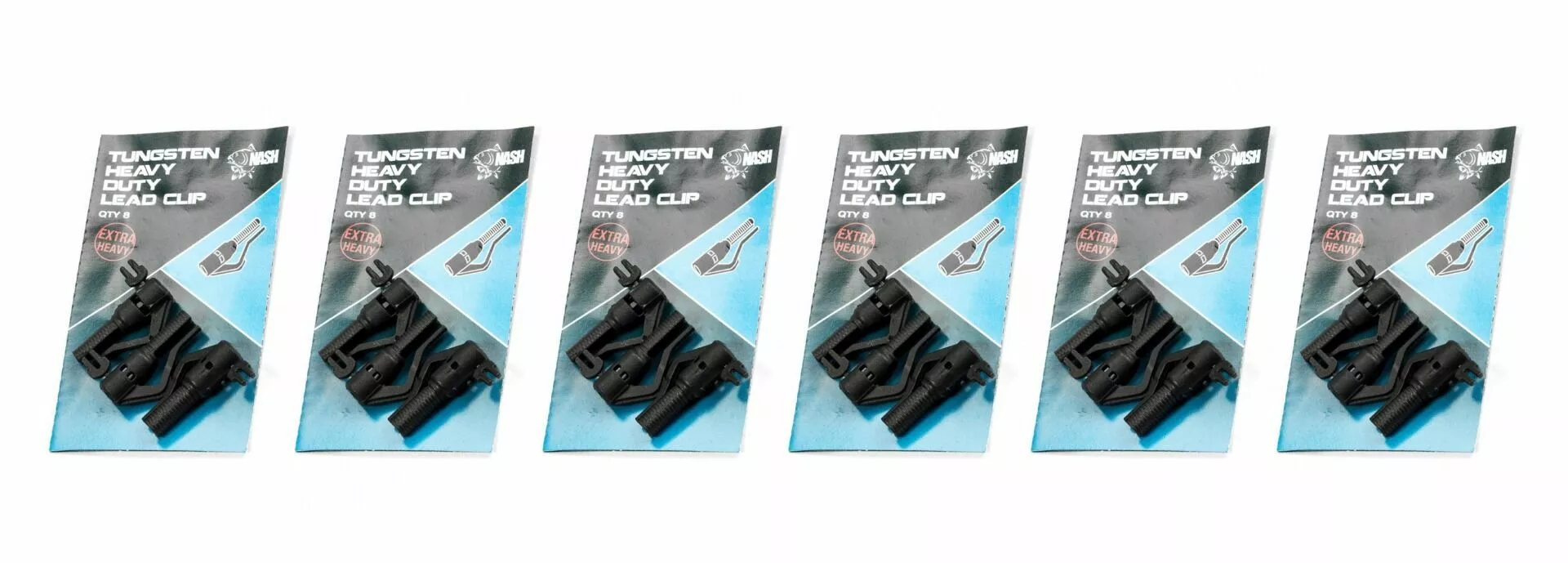 6" 6 PACK | Nash Tungsten Heavy Duty Lead Clip 3 6" 6 PACK | Nash Tungsten Heavy Duty Lead Clip