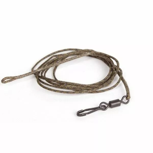 Nash Cling On Leader Uni Swivel 75cm 65lb Silt 4 Nash Cling On Leader Uni Swivel 75cm 65lb Silt - Afbeelding 2