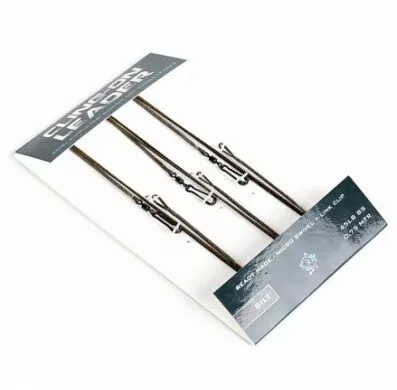 Nash Cling On Leader Uni Swivel 75cm 65lb Silt 3 Nash Cling On Leader Uni Swivel 75cm 65lb Silt