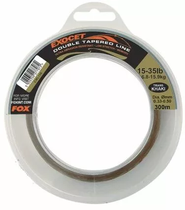 Fox Exocet Double Tapered Line 0.33mm - 0.50mm 300mtr 3 Fox Exocet Double Tapered Line 0.33mm - 0.50mm 300mtr