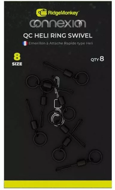 RidgeMonkey Connexion QC Heli Ring Swivel Size 8 3 RidgeMonkey Connexion QC Heli Ring Swivel Size 8
