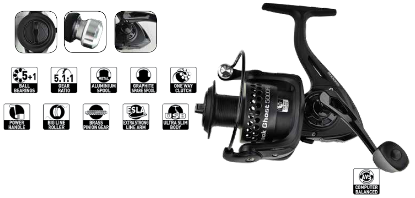 Carpzoom Black Ghost 5000FD 4 Carpzoom Black Ghost 5000FD - Afbeelding 2