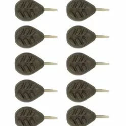 10" 10 PACK | Strategy Flat Pear Grippa Inline Lead 121gr