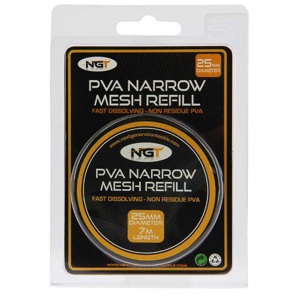NGT PVA Refill Narrow 25mm 7mtr 3 NGT PVA Refill Narrow 25mm 7mtr