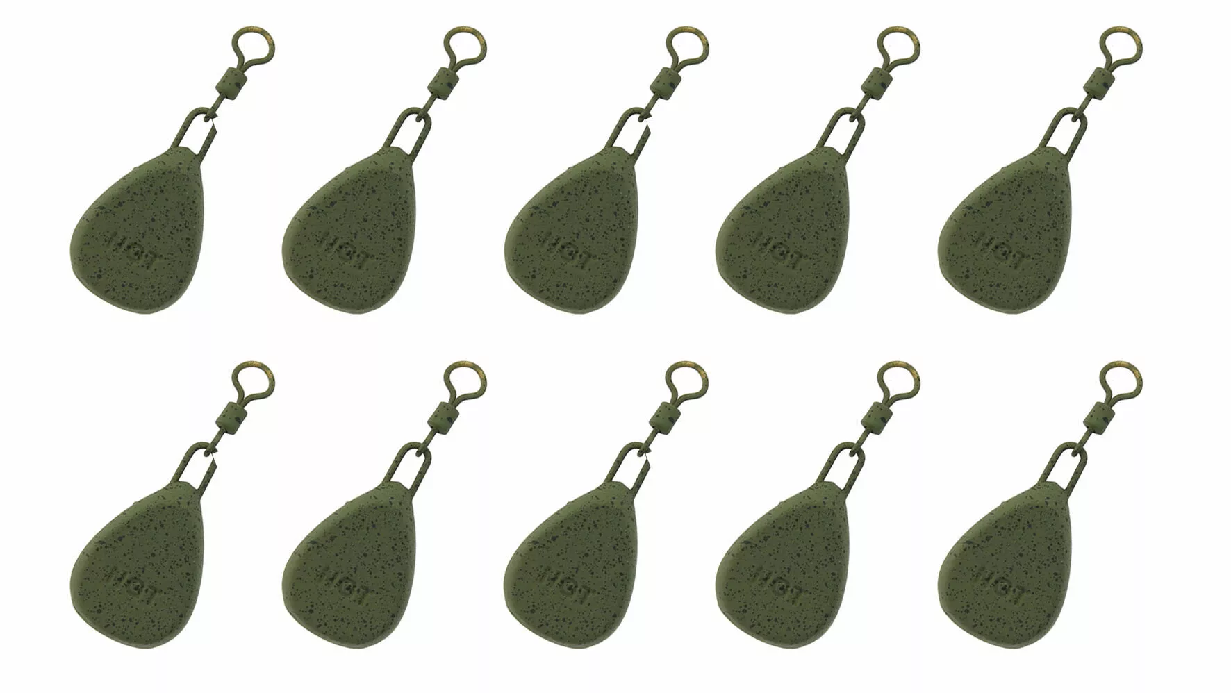NGT Lood Flat Pear 42gr (10 Stuks Per Verpakking) 3 NGT Lood Flat Pear 42gr (10 Stuks Per Verpakking)