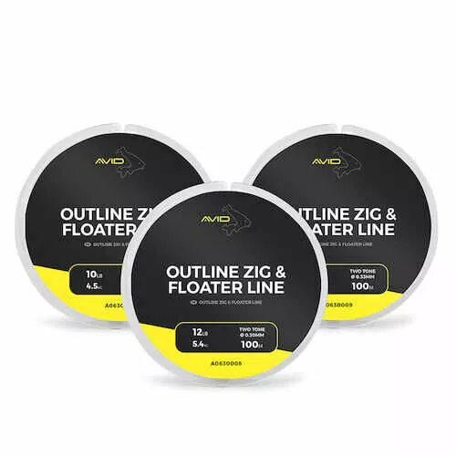 Avid Carp Outline Zig & Floater Line 3 Avid Carp Outline Zig & Floater Line
