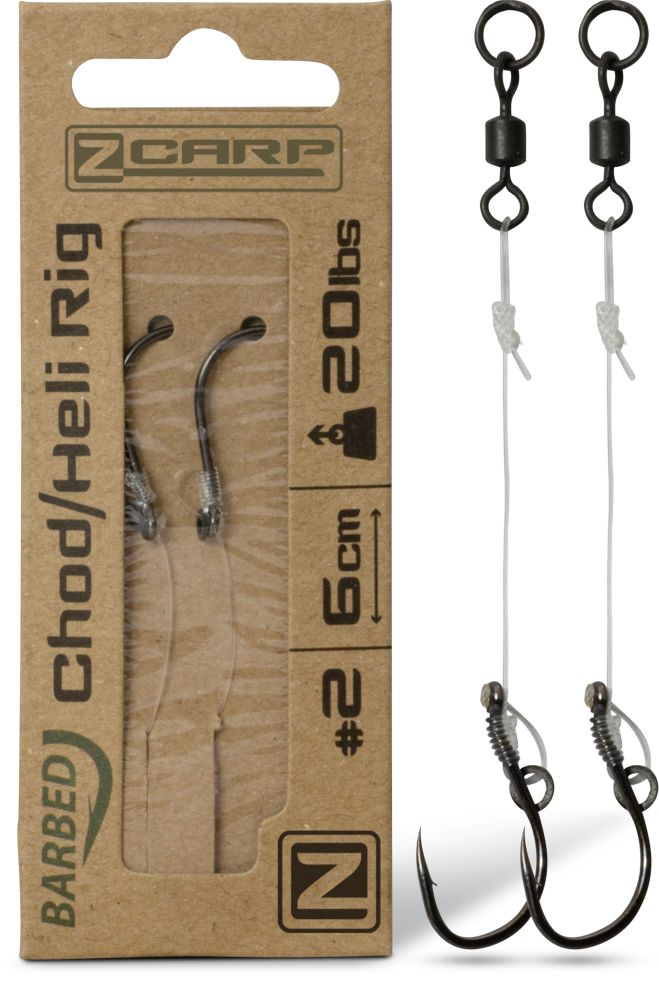 Zebco Z-Carp Chod/Heli Rigs 20lbs 3 Zebco Z-Carp Chod/Heli Rigs 20lbs