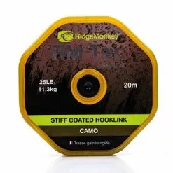 RidgeMonkey Soft/Stiff Coated Hooklink 20mtr -Klein Materiaal Winkel rmstif1