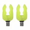 Carpzoom Rubbery Rod Rest Fluorescent (4pcs) -Klein Materiaal Winkel rubberyfluo1