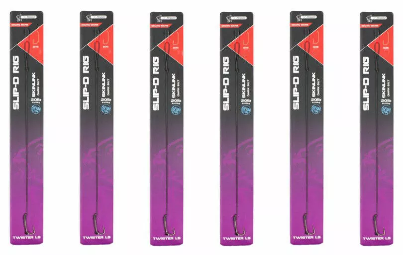 6" 6 PACK | Nash Slip-D Rigs Micro Barbed 3 6" 6 PACK | Nash Slip-D Rigs Micro Barbed