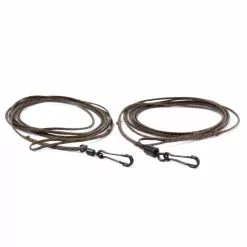 Nash Cling-On Leader Micro Quick Change Swivel 40lb 75cm (3pcs) -Klein Materiaal Winkel t8452