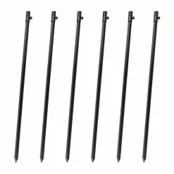 6x MAD Black Aluminium Chunky Tri-Stick Bankstick - 30cm
