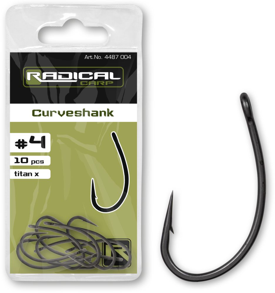 Radical Z-Carp Curve Shank Titan-X Hooks 3 Radical Z-Carp Curve Shank Titan-X Hooks