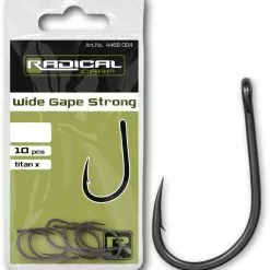 Radical Z-Carp Wide Gape Strong Titan X Hooks | Size 2